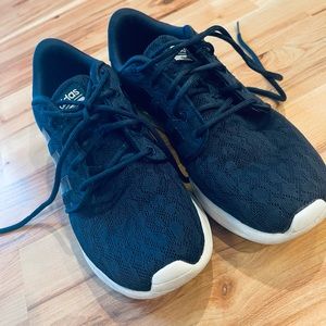 Navy Adidas cloud foam tennis  shoes